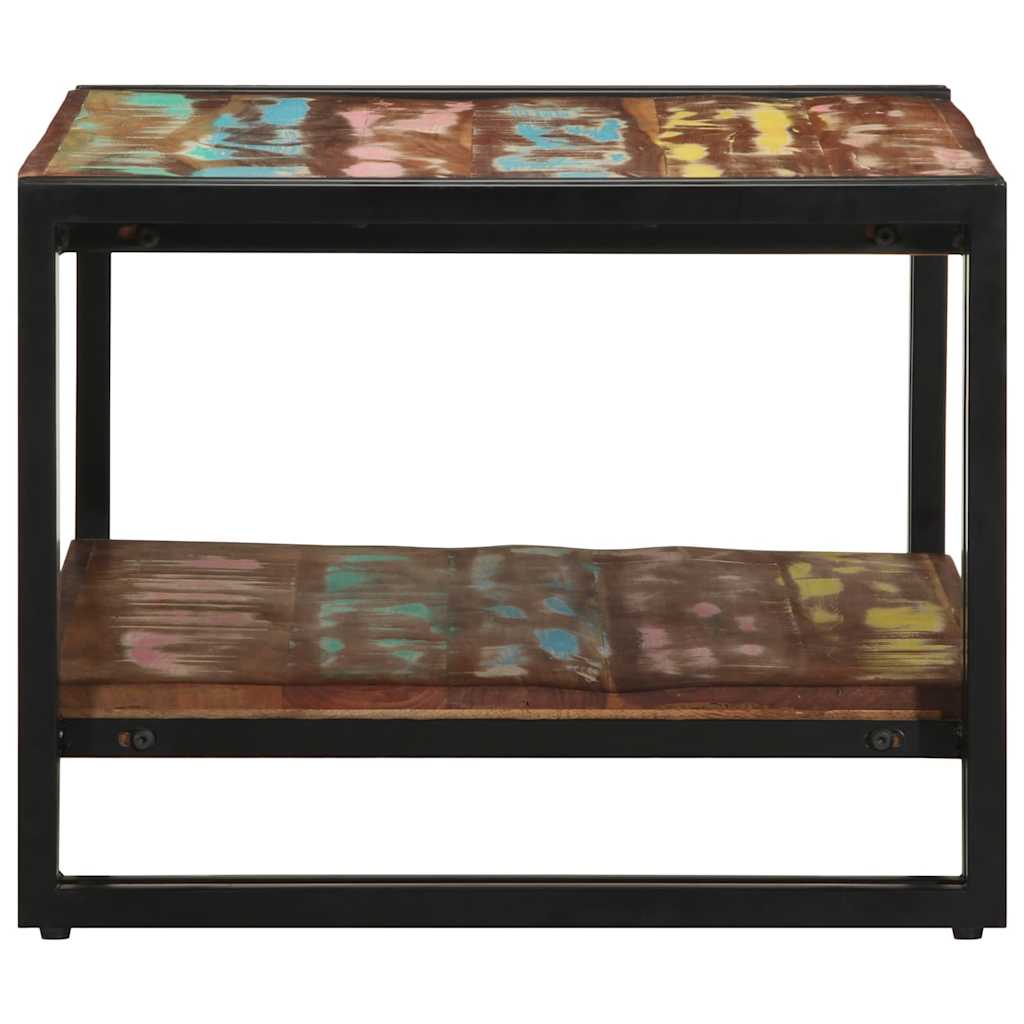 Table Basse Multicolore en Bois Recyclé-La-Fabrique-Industrielle