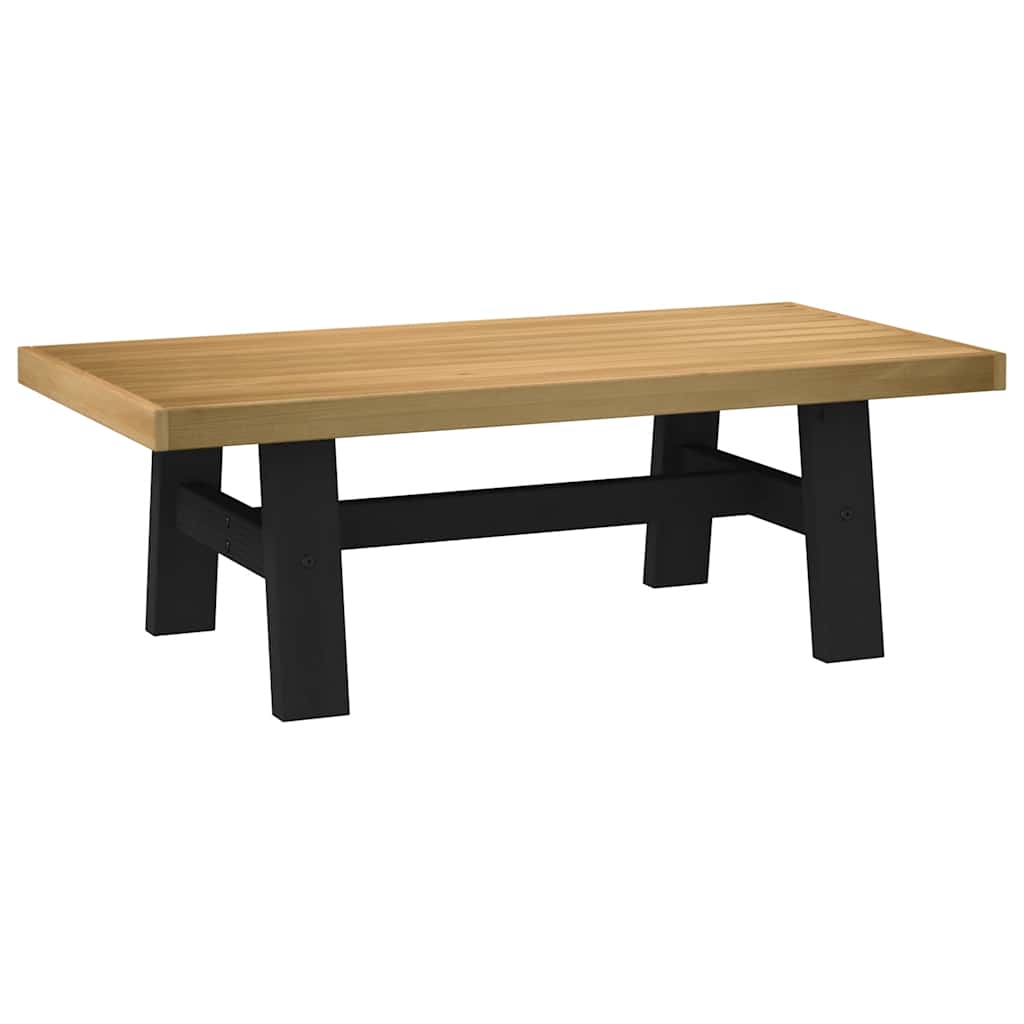 Table Basse Rectangulaire en Bois de Pin Massif-En forme de A-1-La-Fabrique-Industrielle