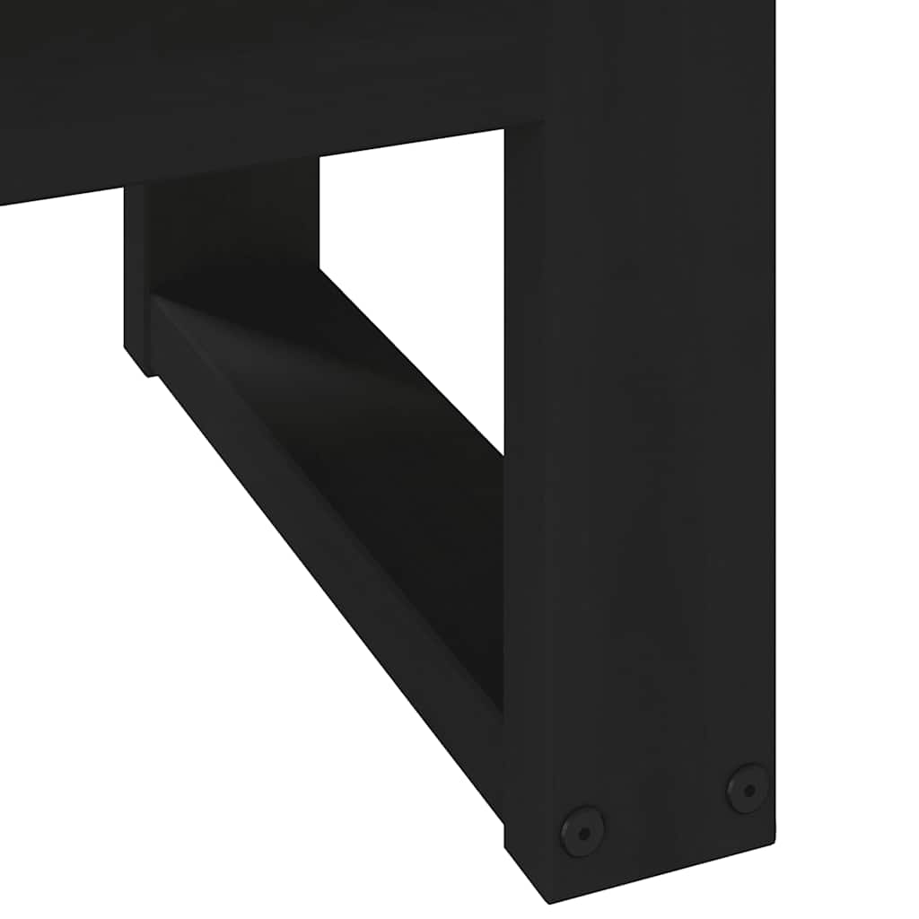 Table Basse Rectangulaire en Bois de Pin Massif-La-Fabrique-Industrielle