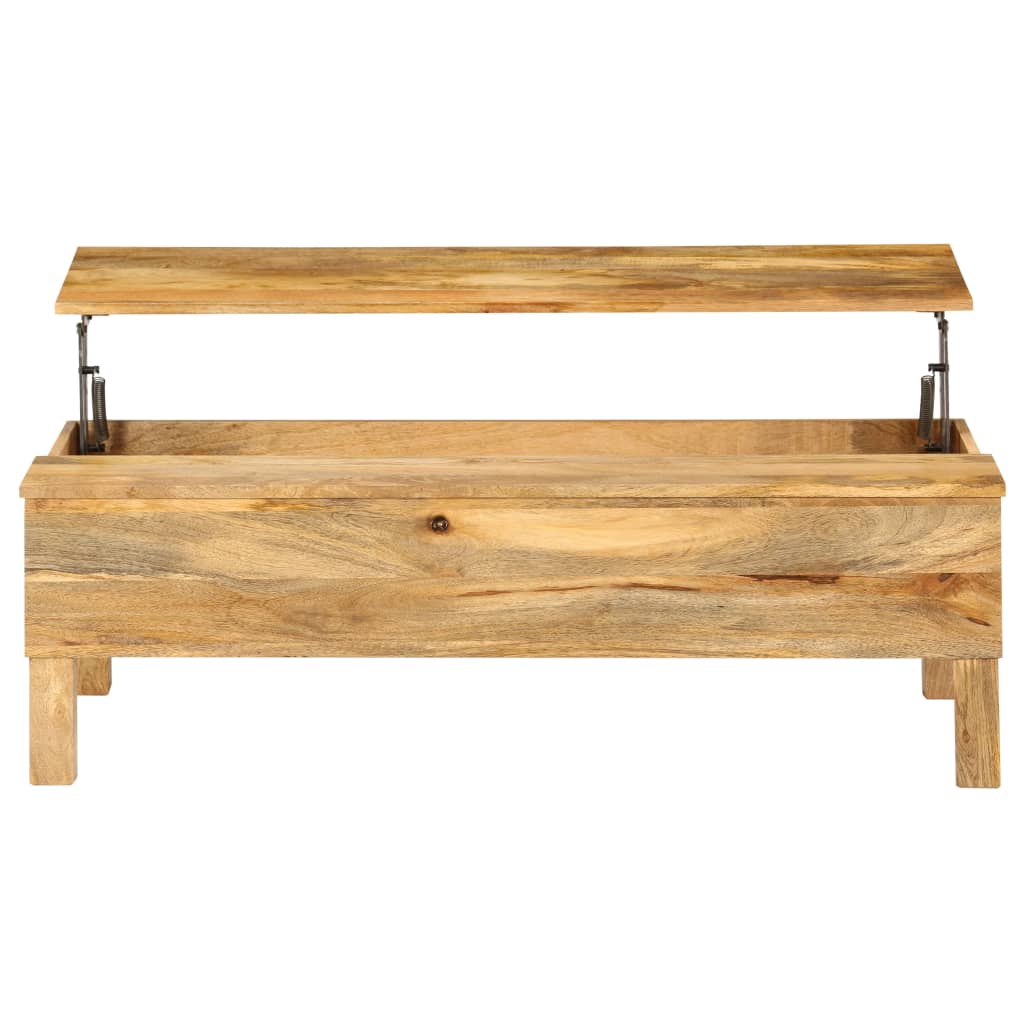 Table Basse Relevable en Bois de Manguier-La-Fabrique-Industrielle