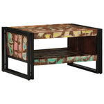 Table Basse Style Industriel avec Rangement-70 cm-bois recyclé-1-La-Fabrique-Industrielle