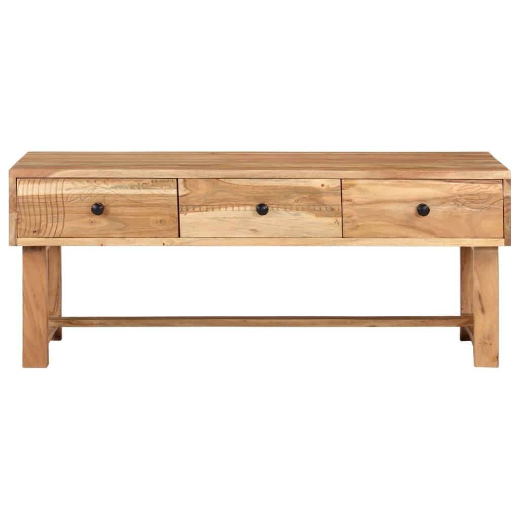 Table Basse en Acacia pour un Salon Élégant-La-Fabrique-Industrielle
