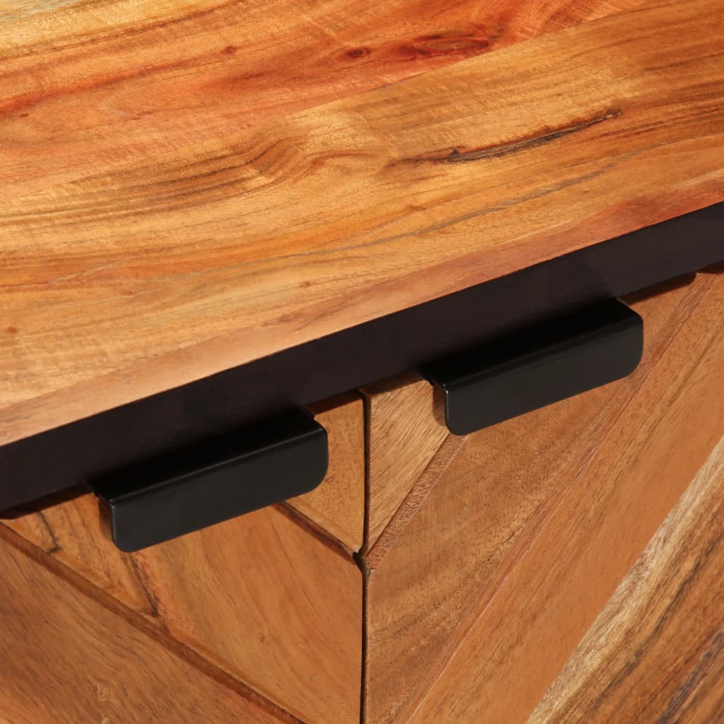 Table Basse en Bois Massif d'Acacia Naturel-La-Fabrique-Industrielle