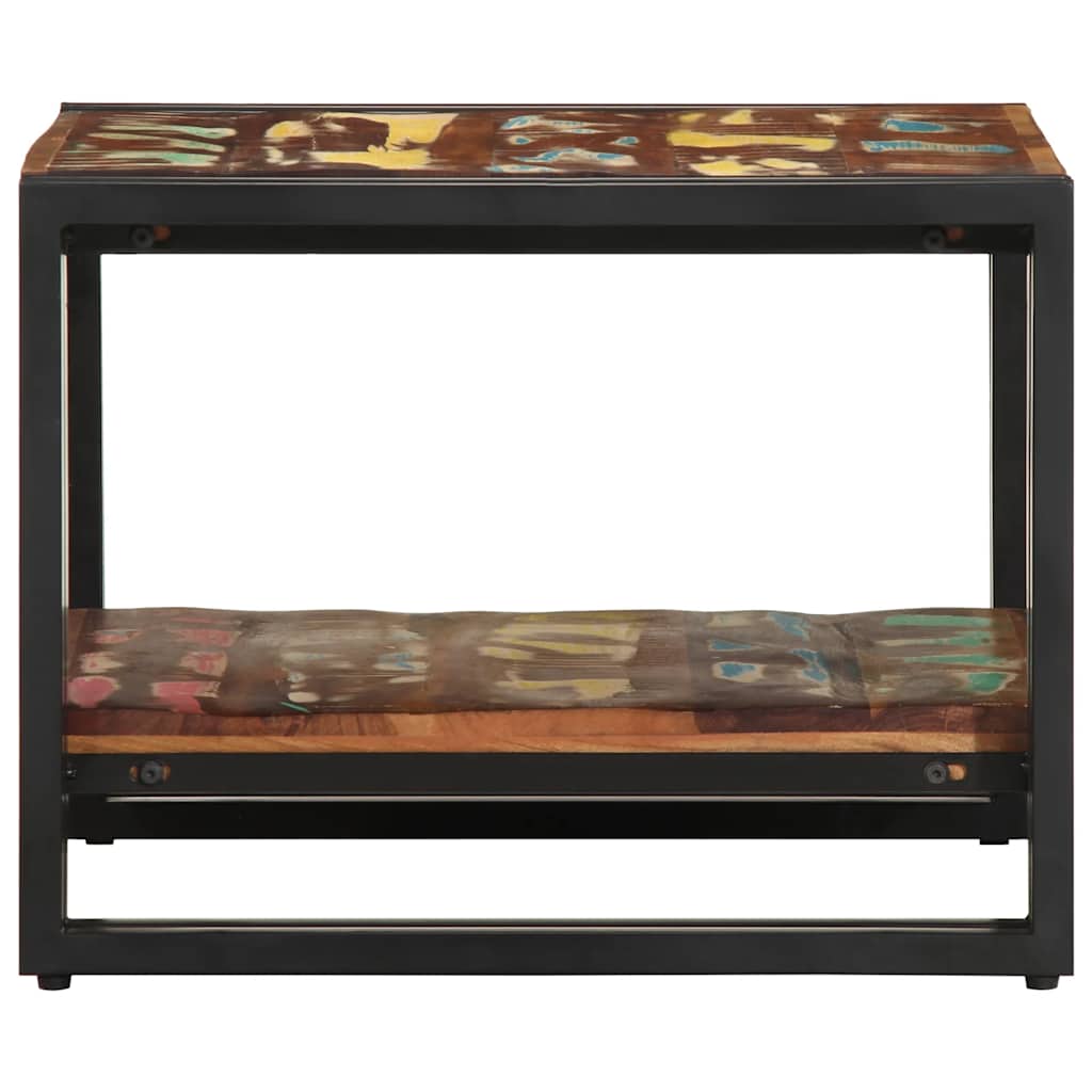 Table Basse en Bois Recyclé Multicolore-La-Fabrique-Industrielle