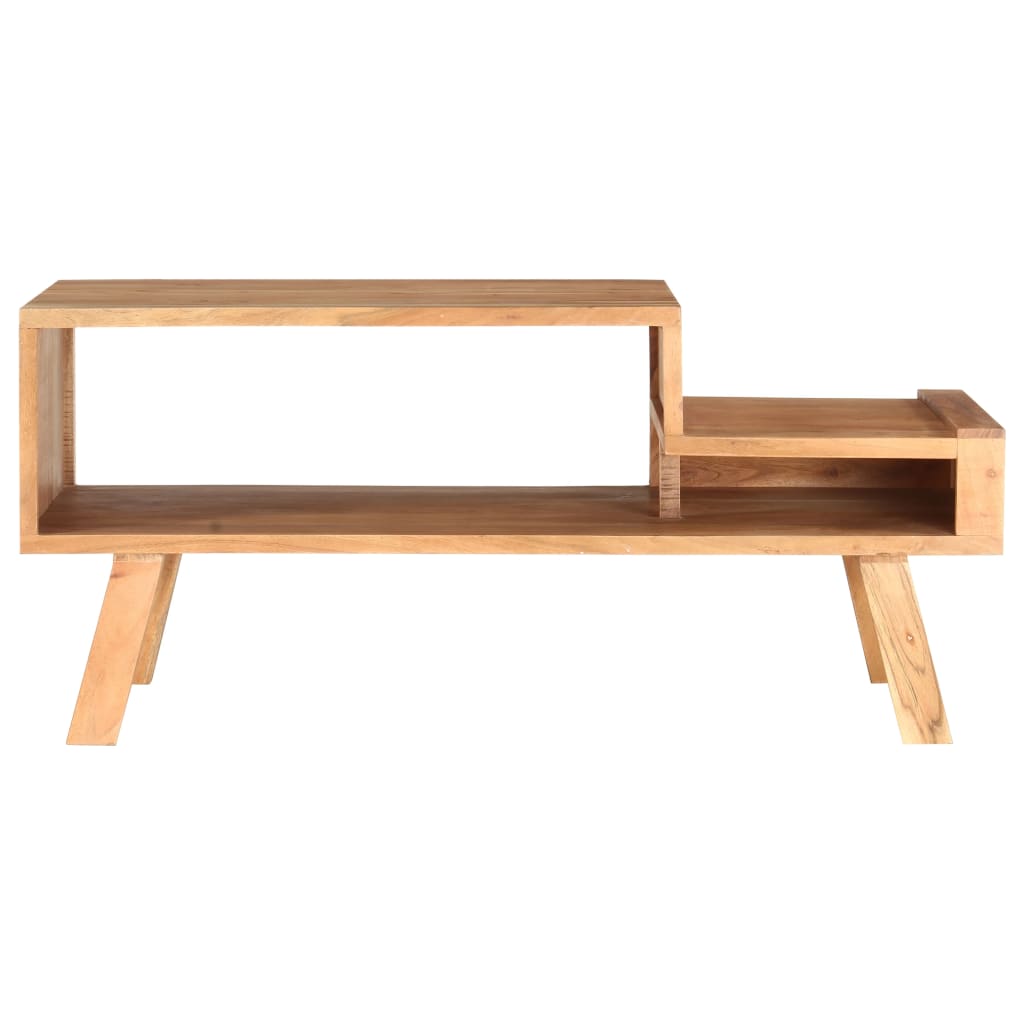 Table Basse en Bois d'Acacia au Style Industriel Design-La-Fabrique-Industrielle