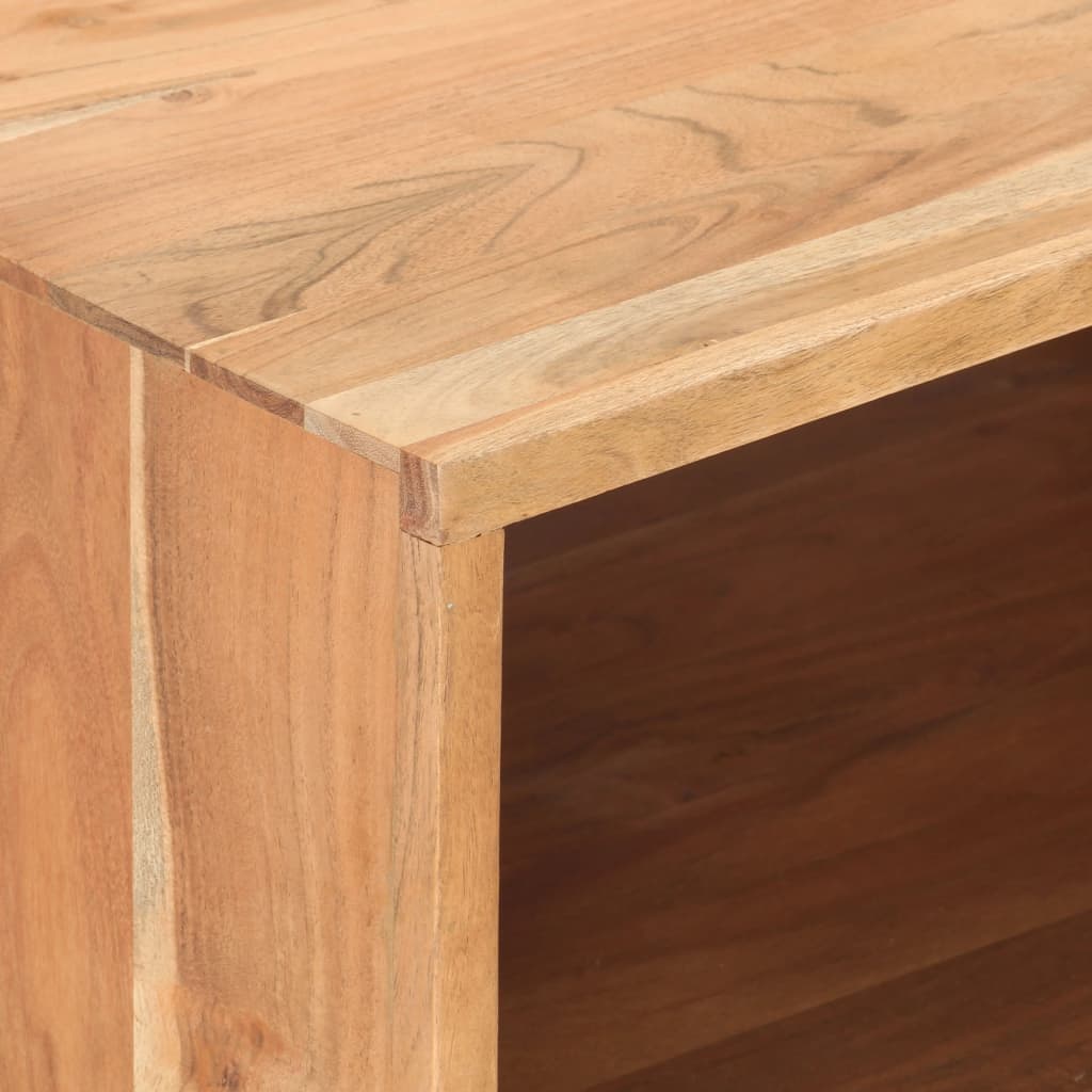 Table Basse en Bois d'Acacia au Style Industriel Design-La-Fabrique-Industrielle