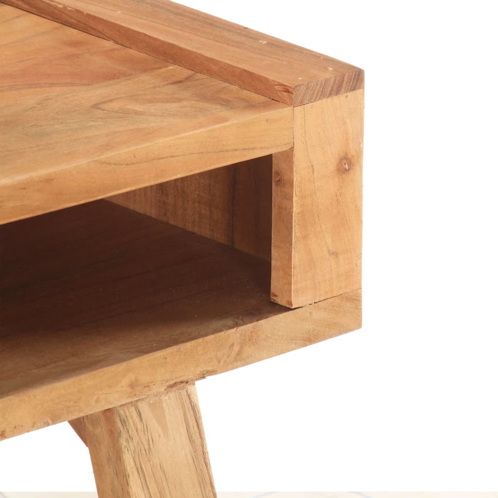 Table Basse en Bois d'Acacia au Style Industriel Design-La-Fabrique-Industrielle