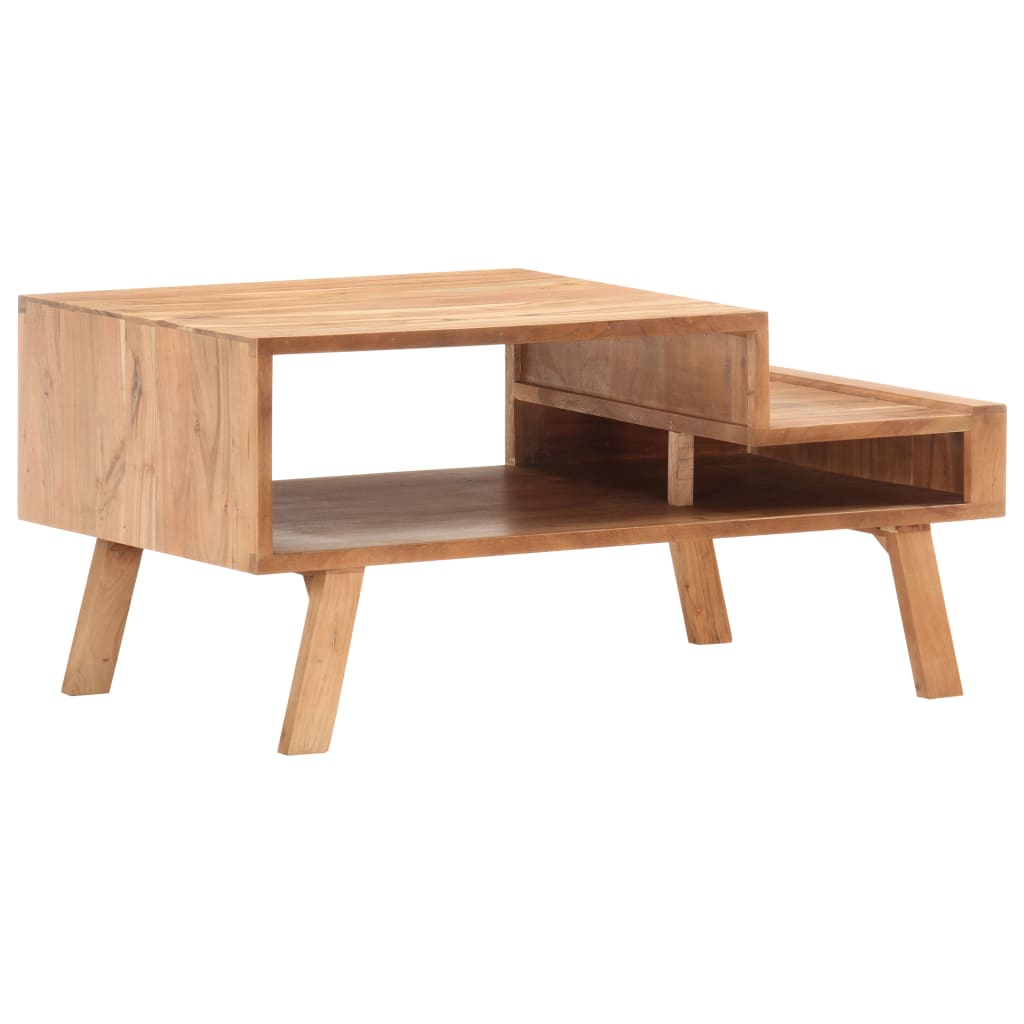 Table Basse en Bois d'Acacia au Style Industriel Design-La-Fabrique-Industrielle