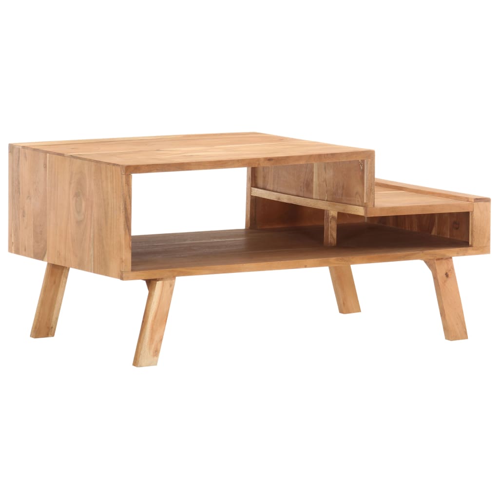 Table Basse en Bois d'Acacia au Style Industriel Design-La-Fabrique-Industrielle