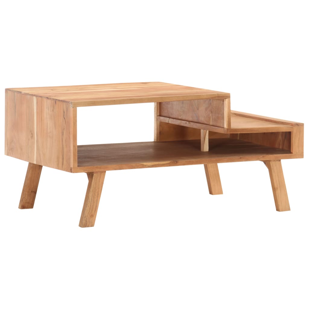Table Basse en Bois d'Acacia au Style Industriel Design-La-Fabrique-Industrielle