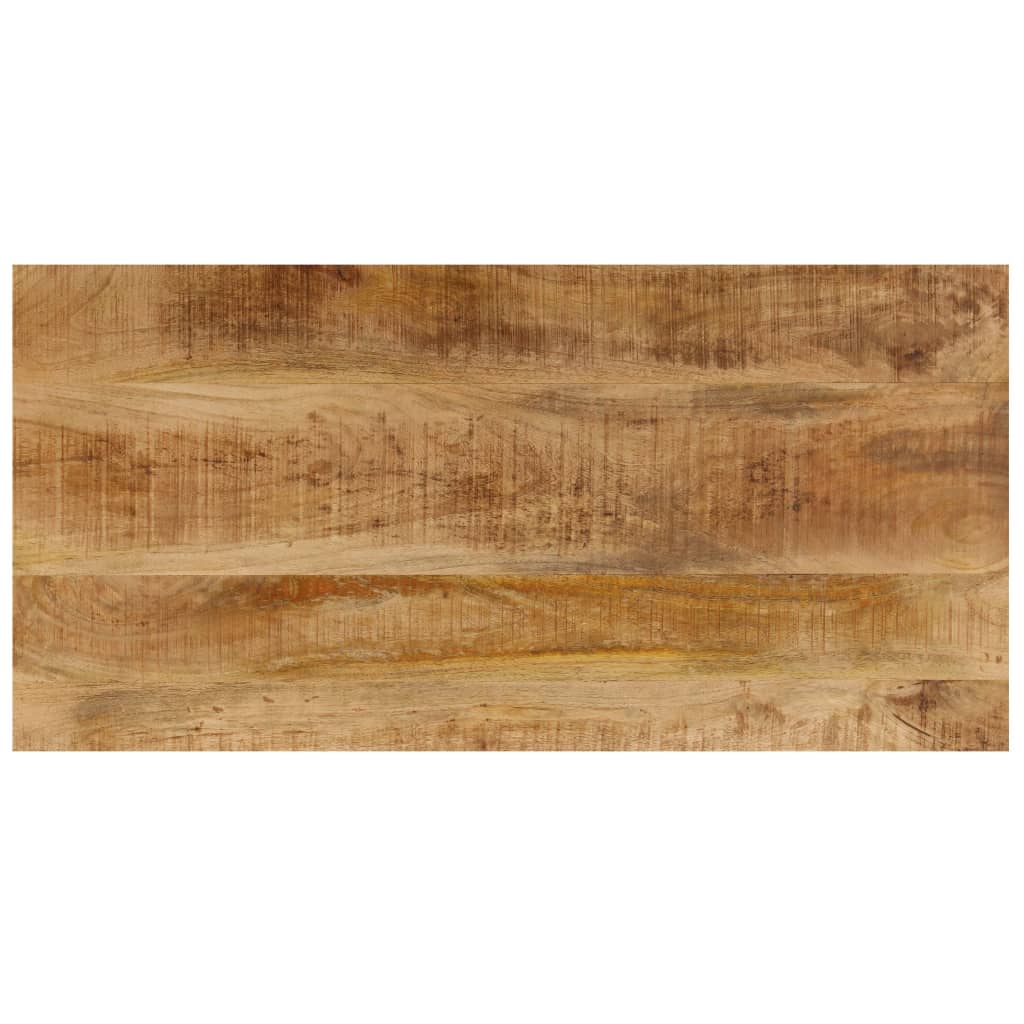 Table Basse en Bois de Manguier Façon Industrielle-La-Fabrique-Industrielle