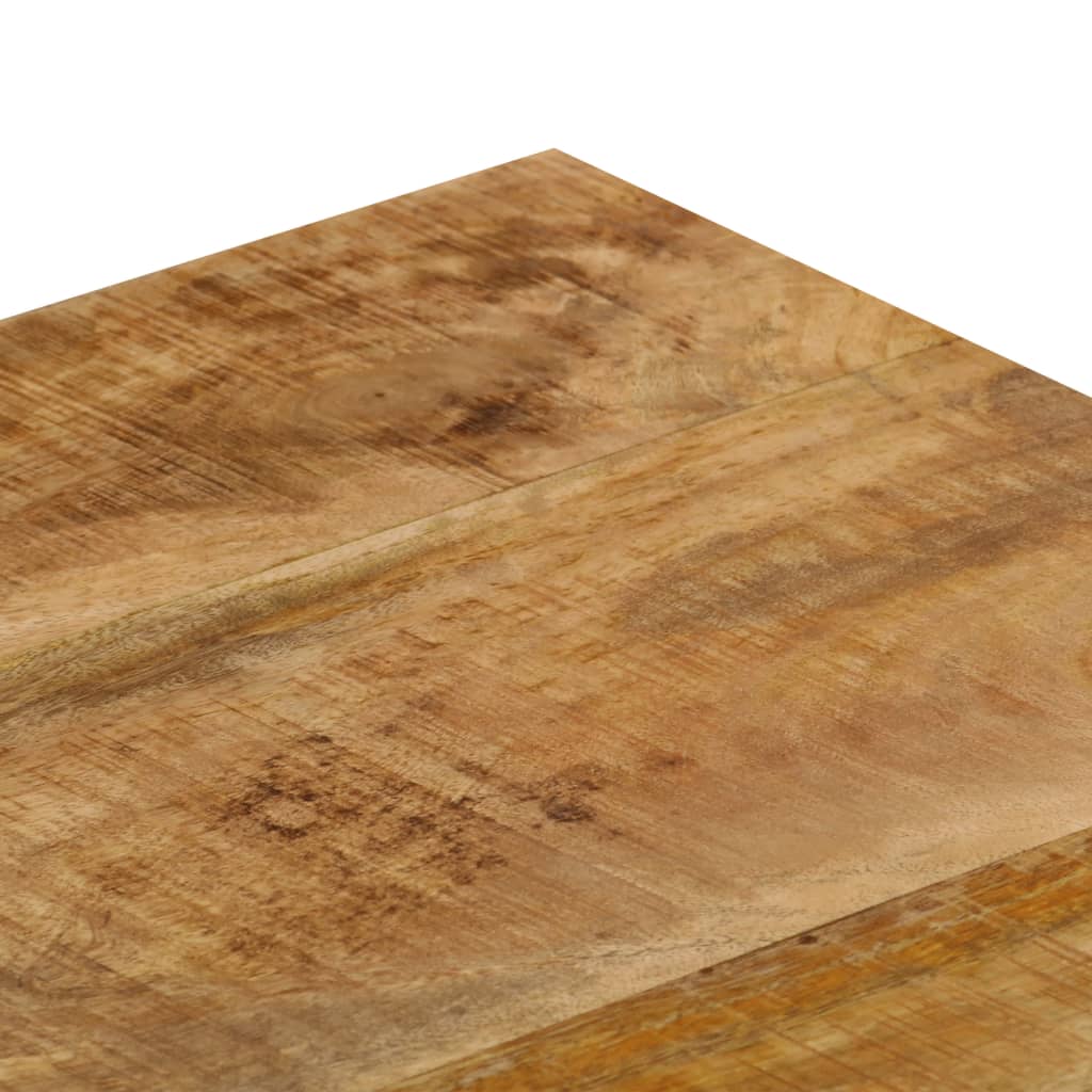 Table Basse en Bois de Manguier Façon Industrielle-La-Fabrique-Industrielle