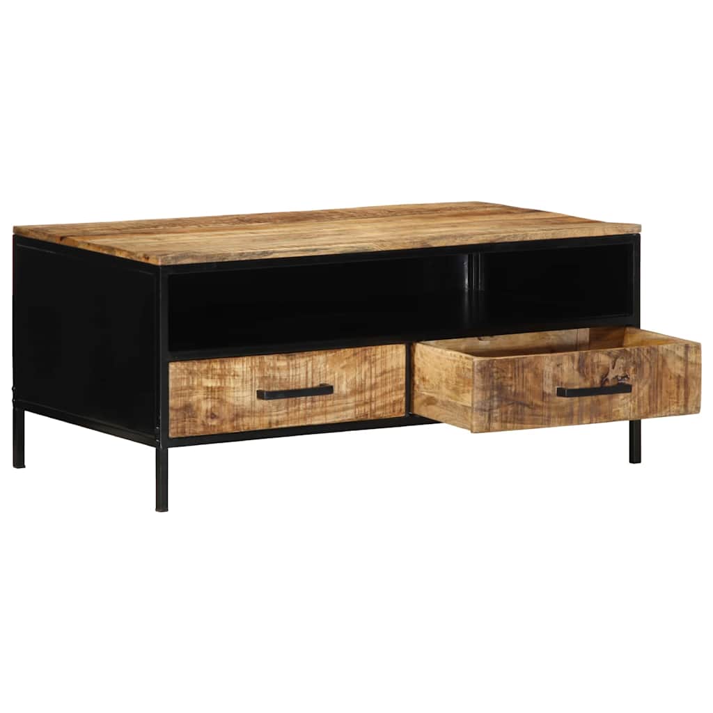 Table Basse en Bois de Manguier Originale-La-Fabrique-Industrielle