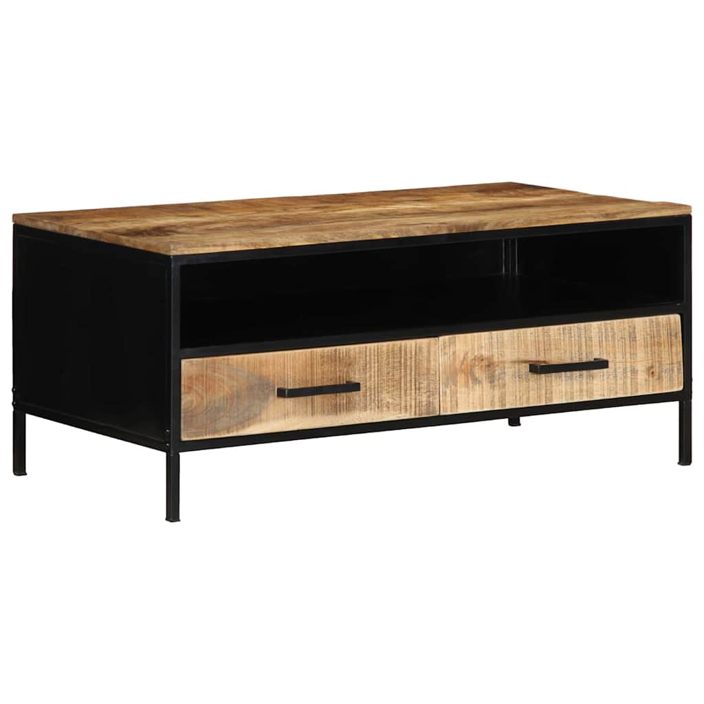 Table Basse en Bois de Manguier Originale-La-Fabrique-Industrielle