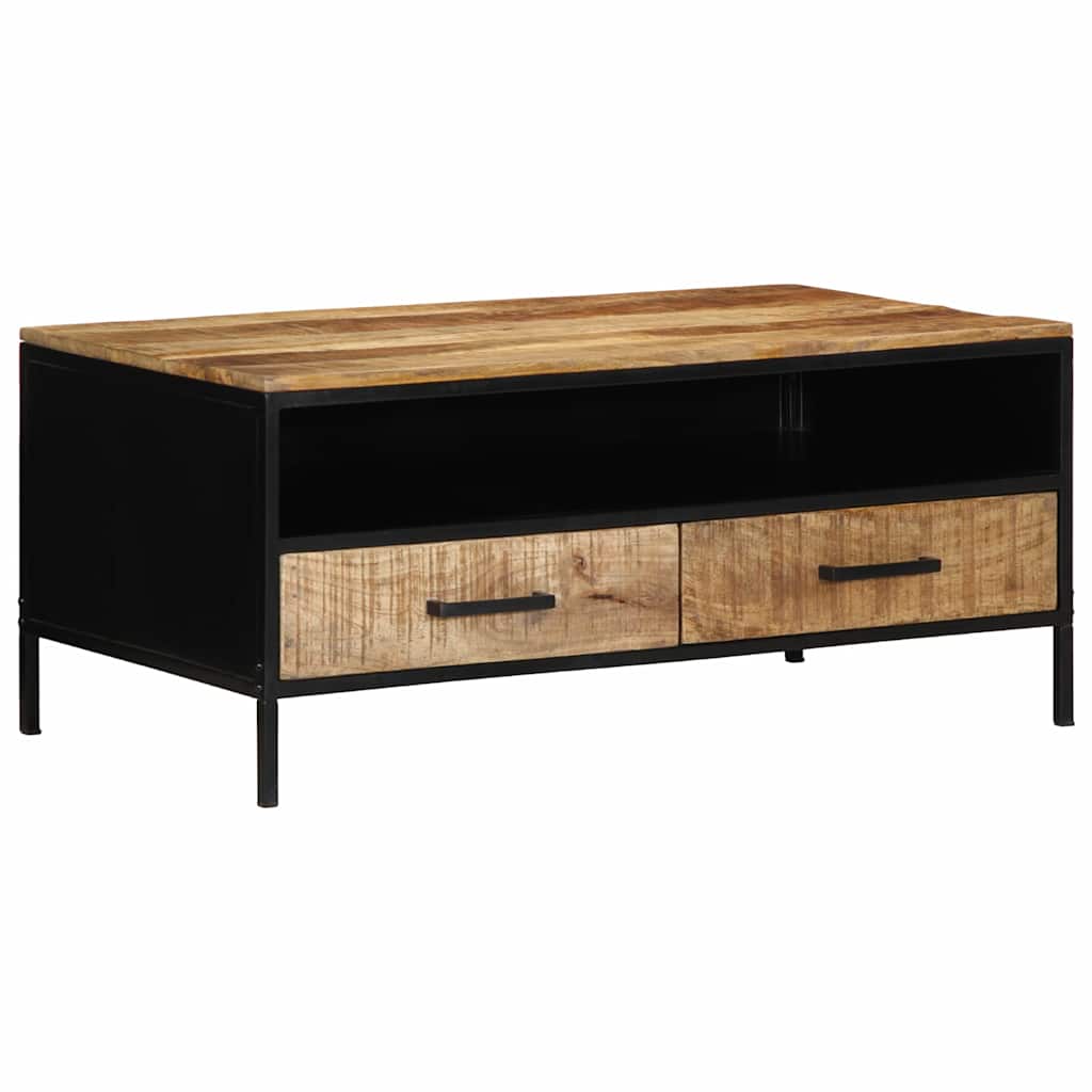 Table Basse en Bois de Manguier Originale-La-Fabrique-Industrielle