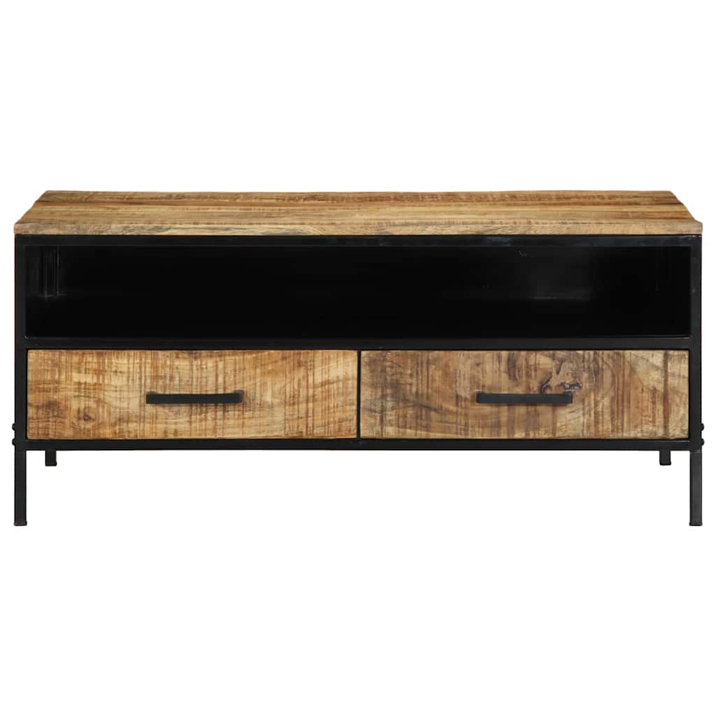 Table Basse en Bois de Manguier Originale-La-Fabrique-Industrielle