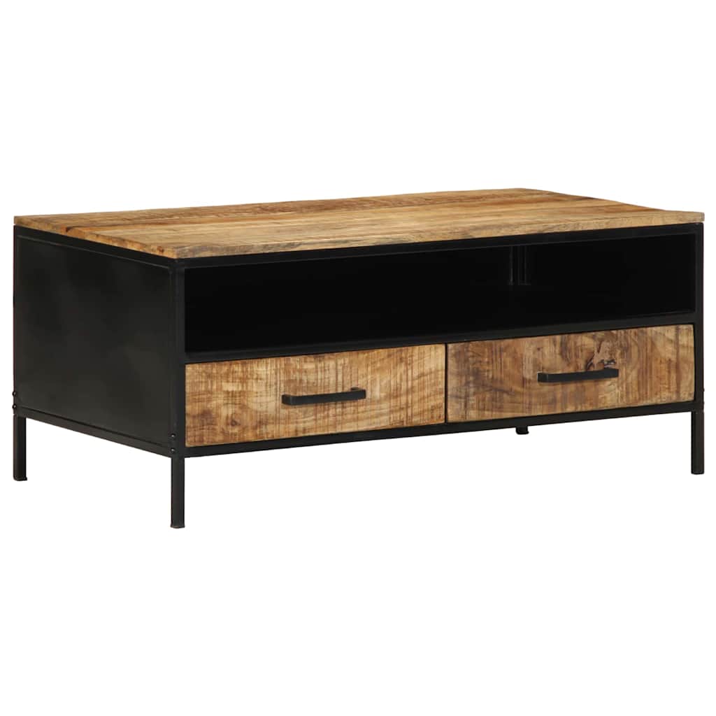 Table Basse en Bois de Manguier Originale-La-Fabrique-Industrielle