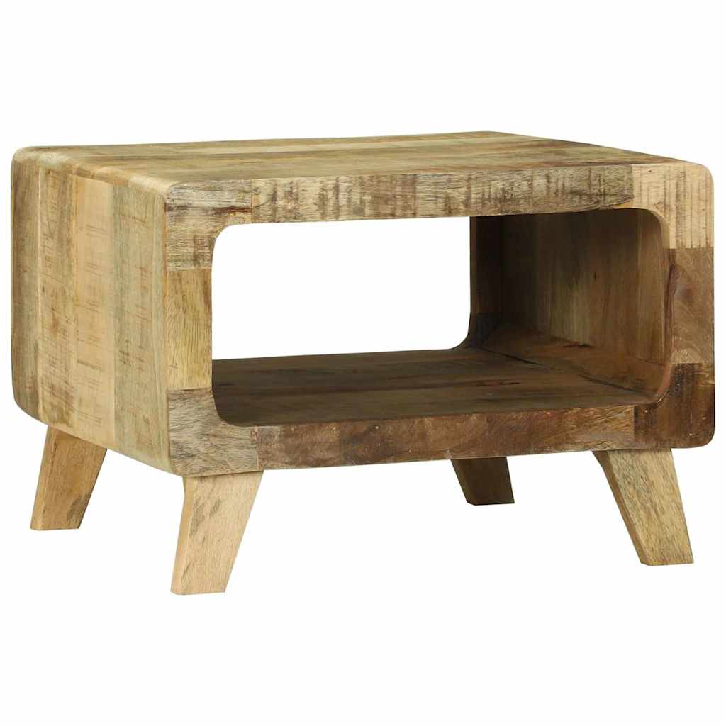 Table Basse en Bois de Manguier au Style Industriel-La-Fabrique-Industrielle