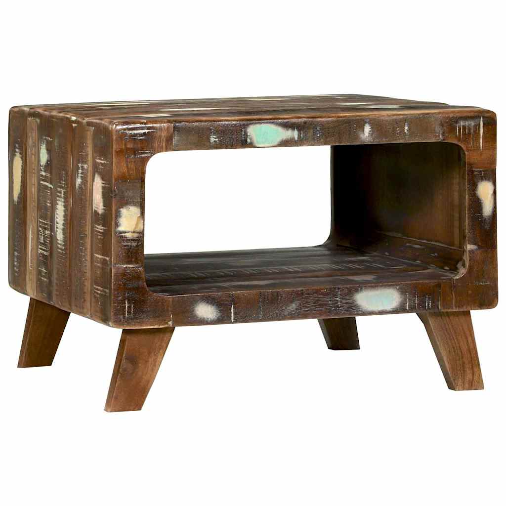 Table Basse en Bois de Manguier au Style Industriel-La-Fabrique-Industrielle
