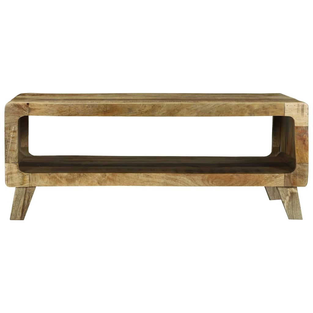 Table Basse en Bois de Manguier au Style Industriel-La-Fabrique-Industrielle
