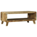 Table Basse en Bois de Manguier au Style Industriel-La-Fabrique-Industrielle