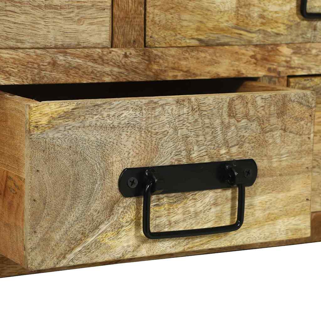 Table Basse en Bois de Manguier avec Tiroir-La-Fabrique-Industrielle