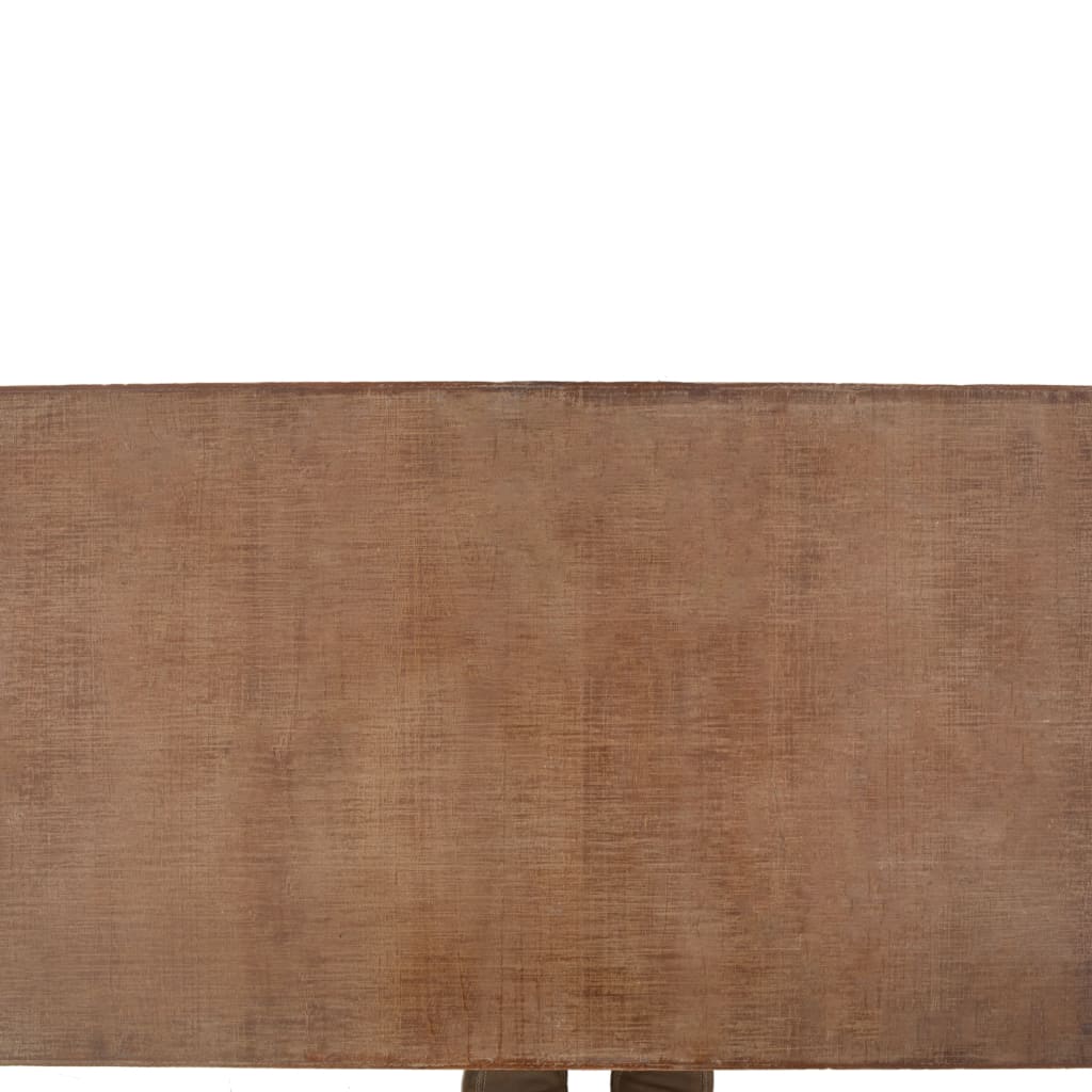 Table Basse en Bois de Sapin et Métal Noir-La-Fabrique-Industrielle