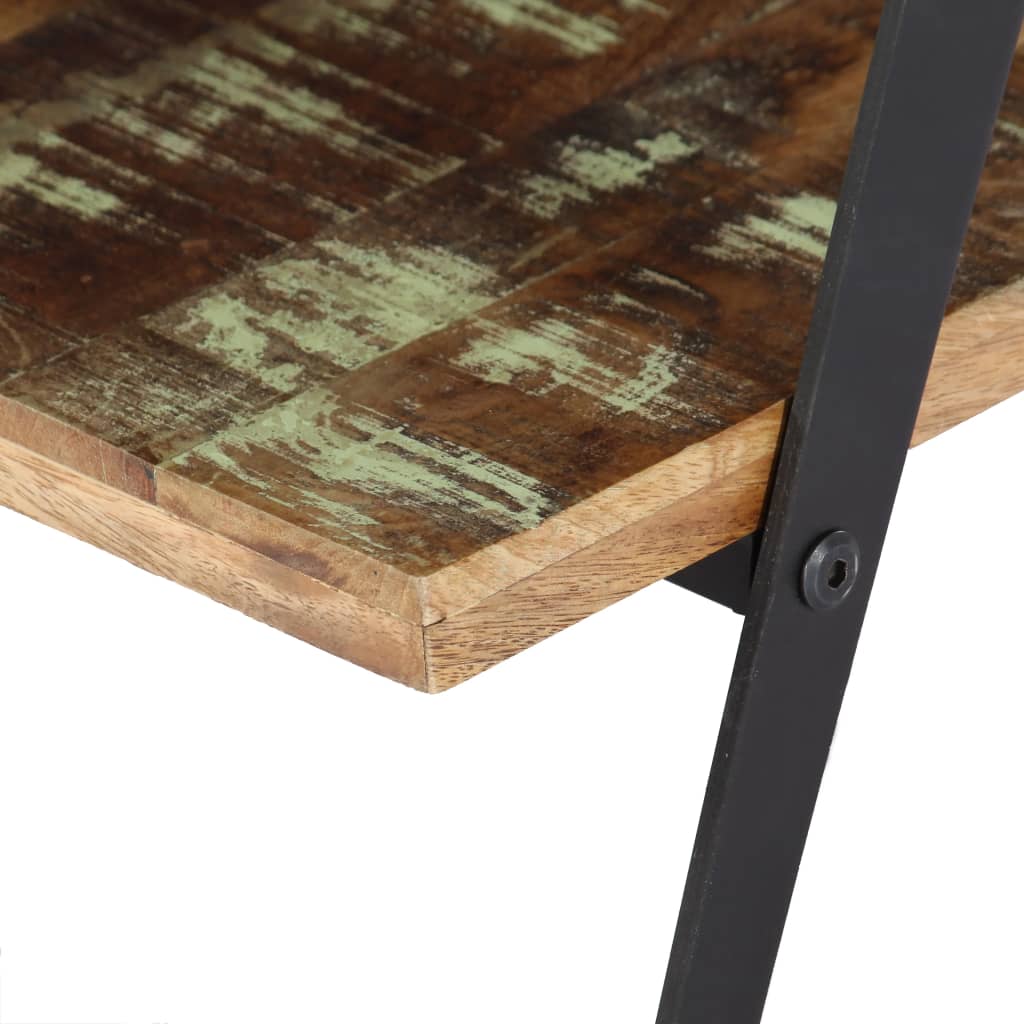 Table Basse en Bois et Métal au Style Industriel-La-Fabrique-Industrielle