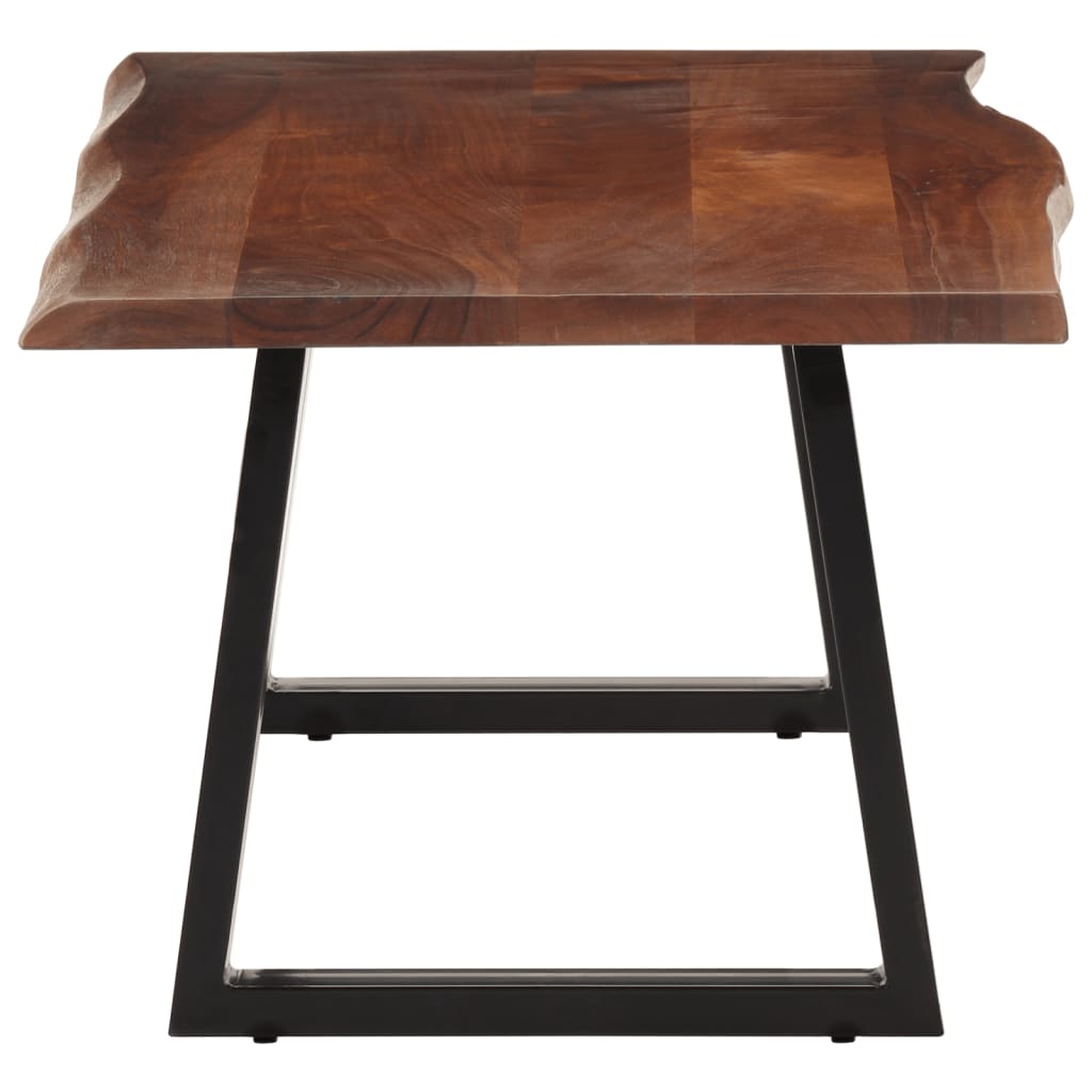 Table Basse en Bois et Pied Métal-La-Fabrique-Industrielle