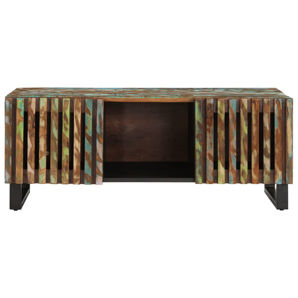 Table Basse en Fer et Bois au Style Design-La-Fabrique-Industrielle