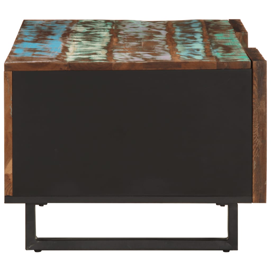 Table Basse en Fer et Bois au Style Design-La-Fabrique-Industrielle