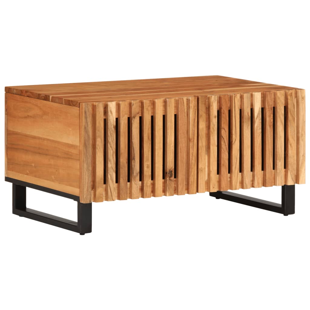 Table Basse en Manguier au Style Industriel-Marron-Bois d'acacia massif-1-La-Fabrique-Industrielle