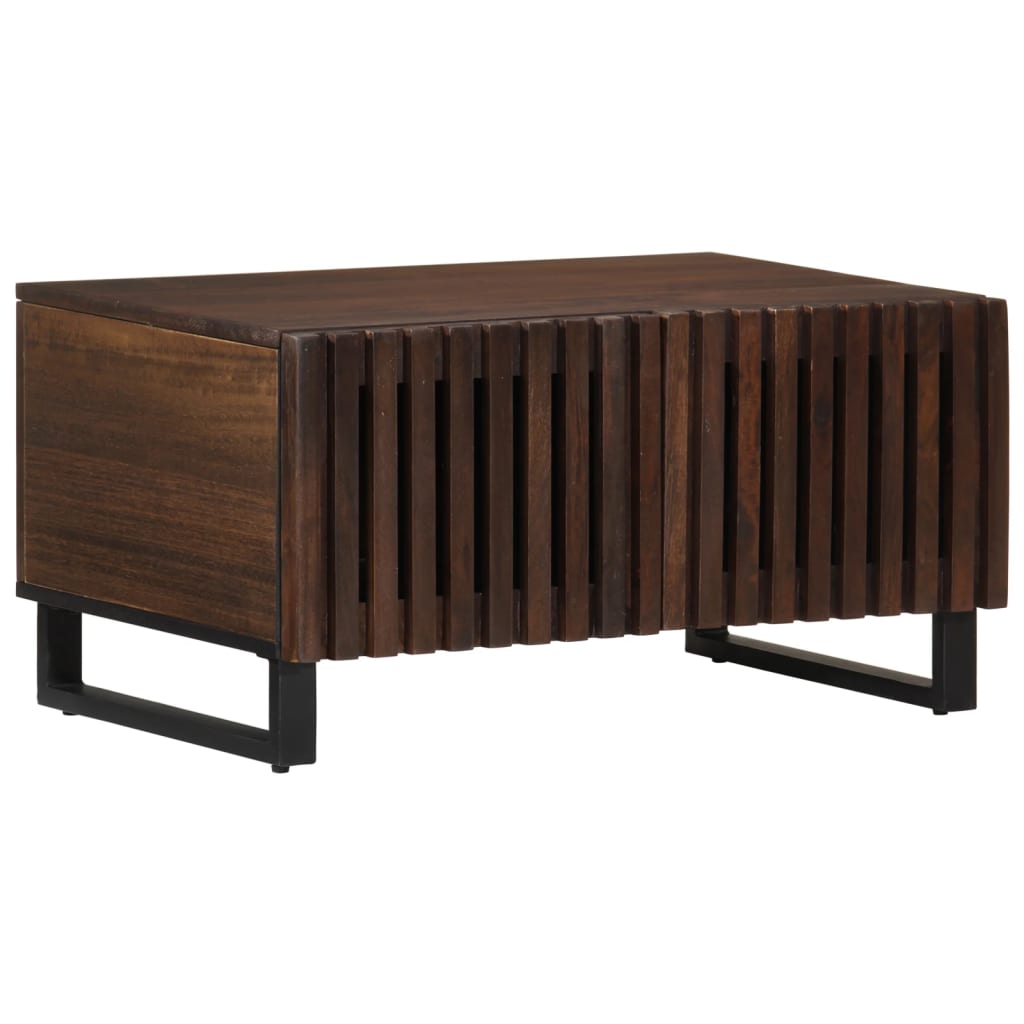 Table Basse en Manguier au Style Industriel-Marron-bois de manguier massif-1-La-Fabrique-Industrielle
