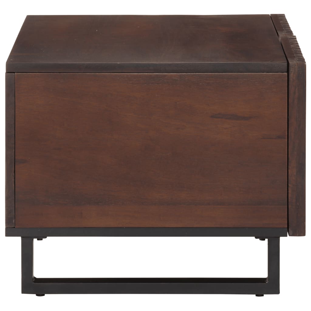 Table Basse en Manguier au Style Industriel-La-Fabrique-Industrielle