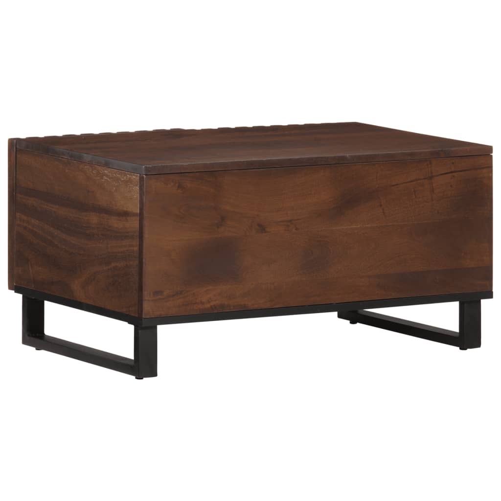 Table Basse en Manguier au Style Industriel-La-Fabrique-Industrielle