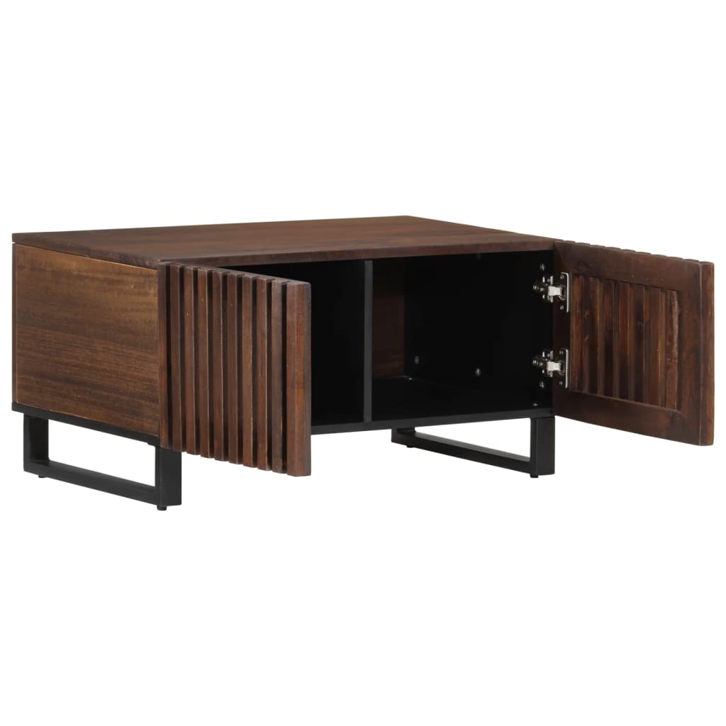 Table Basse en Manguier au Style Industriel-La-Fabrique-Industrielle