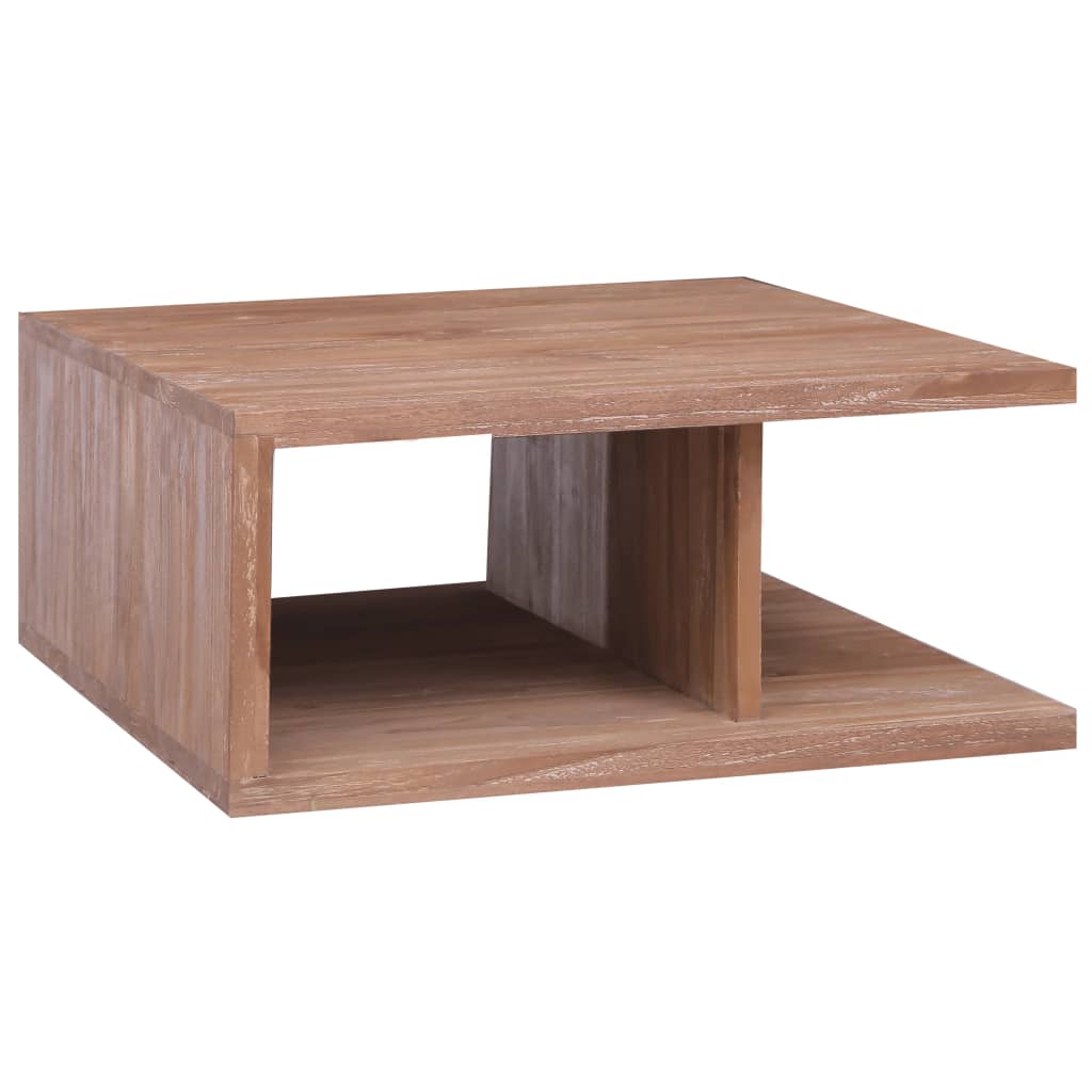 Table Basse en Teck au Style Industriel-La-Fabrique-Industrielle