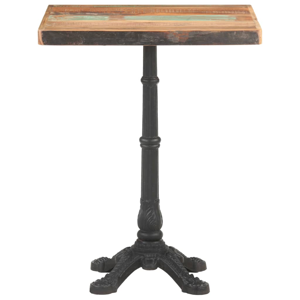 Table Bistrot en Métal et Bois Massif Industriel-La-Fabrique-Industrielle