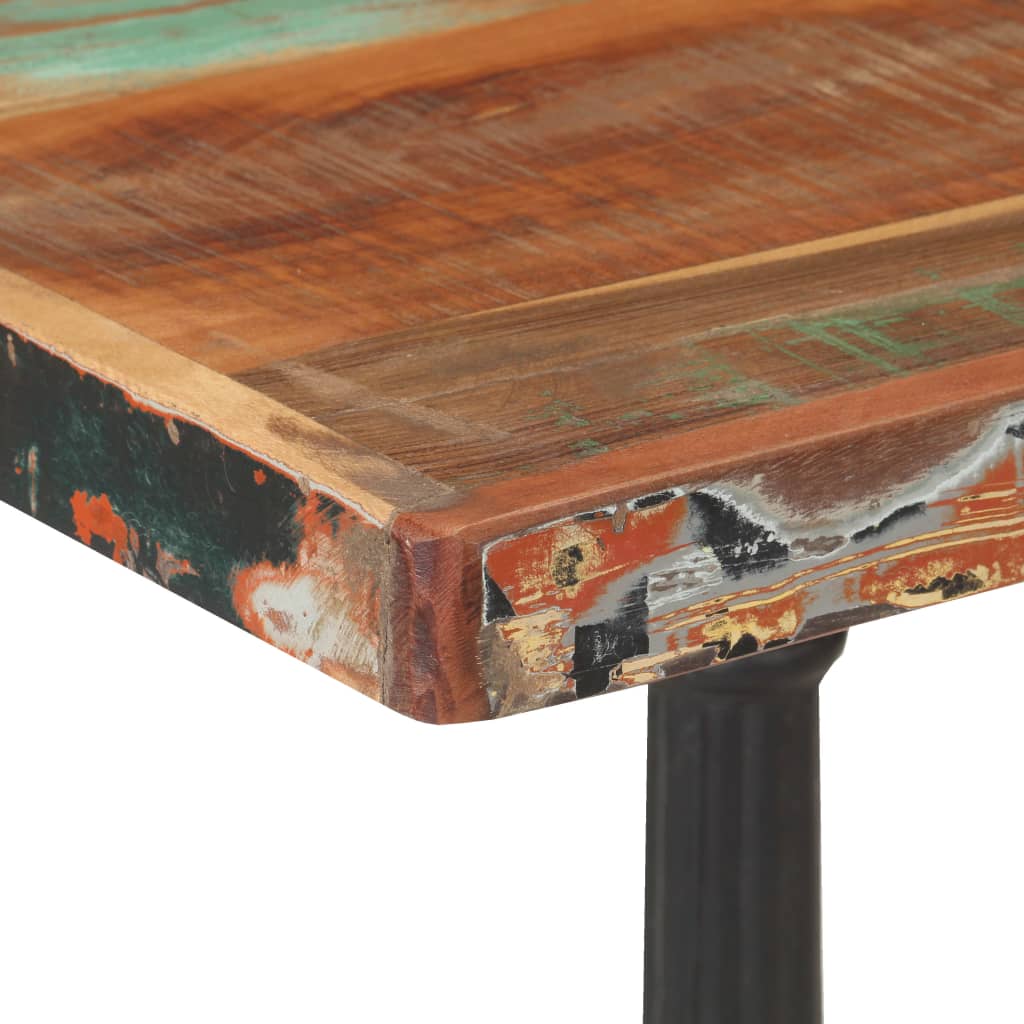 Table Bistrot en Métal et Bois Massif Industriel-La-Fabrique-Industrielle