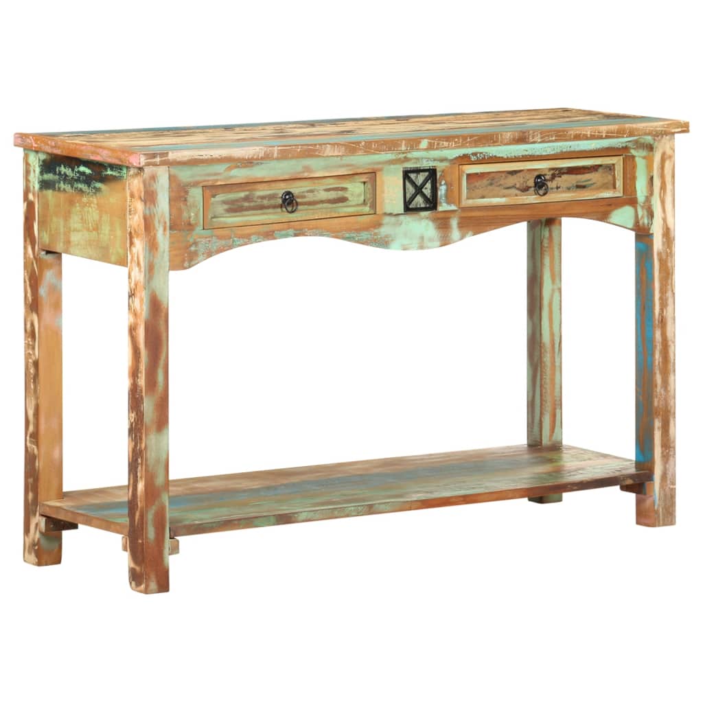 Table Console Authentique en Bois Vintage-La-Fabrique-Industrielle