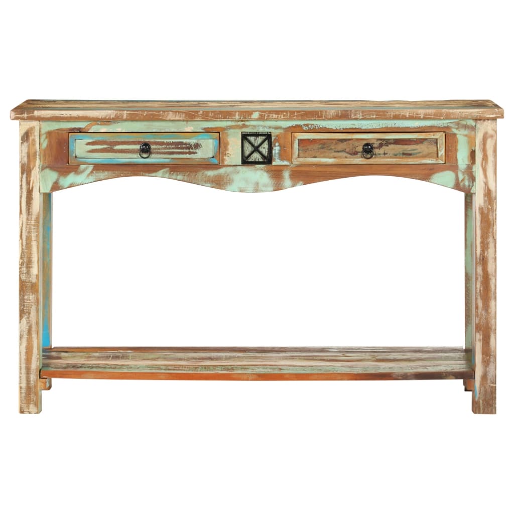 Table Console Authentique en Bois Vintage-La-Fabrique-Industrielle