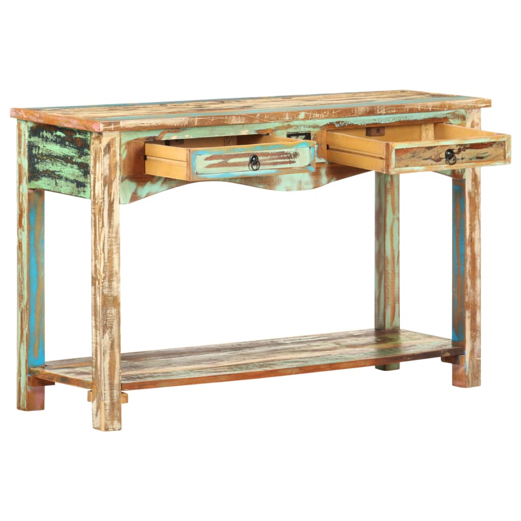 Table Console Authentique en Bois Vintage-La-Fabrique-Industrielle