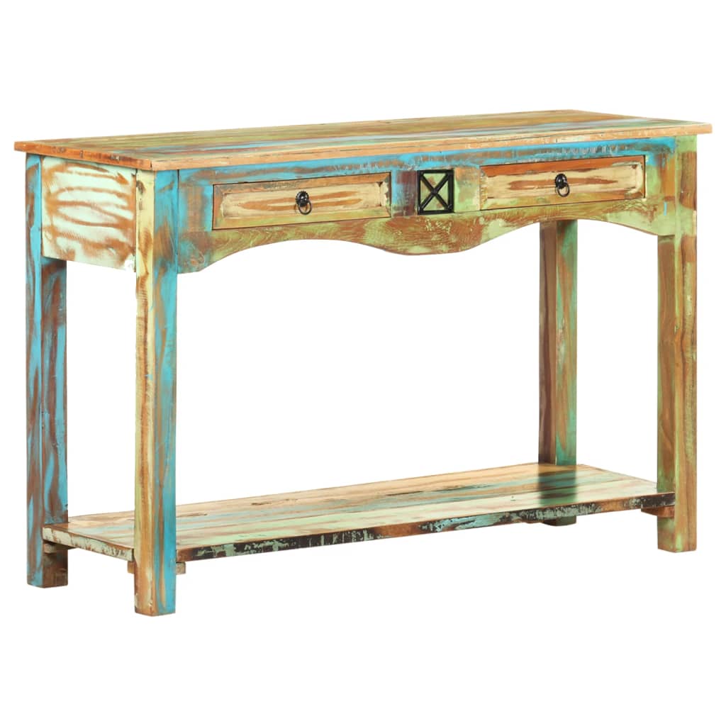 Table Console Authentique en Bois Vintage-La-Fabrique-Industrielle