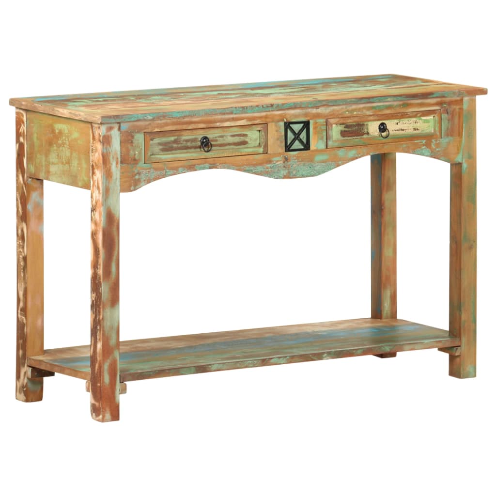 Table Console Authentique en Bois Vintage-La-Fabrique-Industrielle