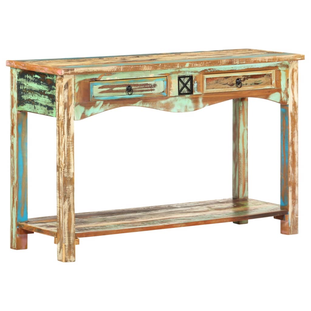 Table Console Authentique en Bois Vintage-La-Fabrique-Industrielle
