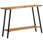 Table Console Élégante en Bois de Manguier ```-1-110x30x75 cm-La-Fabrique-Industrielle