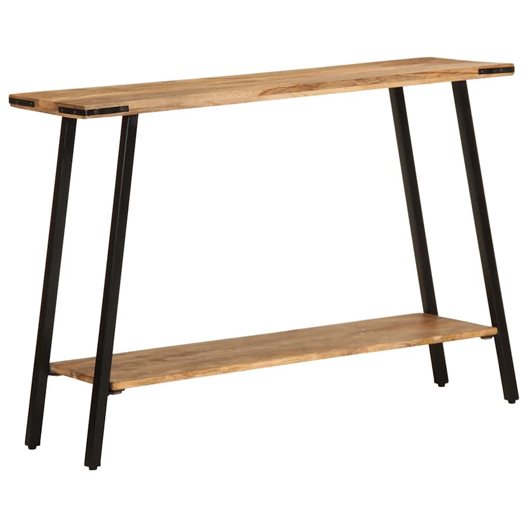 Table Console Élégante en Bois de Manguier ```-1-110x30x75 cm-La-Fabrique-Industrielle