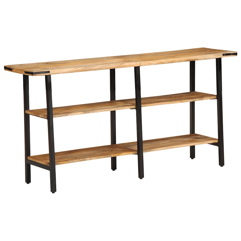Table Console Élégante en Bois de Manguier ```-1-140x35x70 cm-La-Fabrique-Industrielle