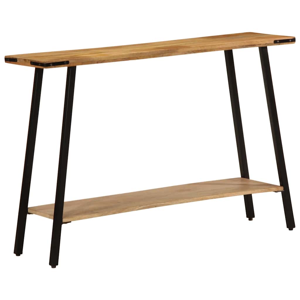 Table Console Élégante en Bois de Manguier ```-La-Fabrique-Industrielle
