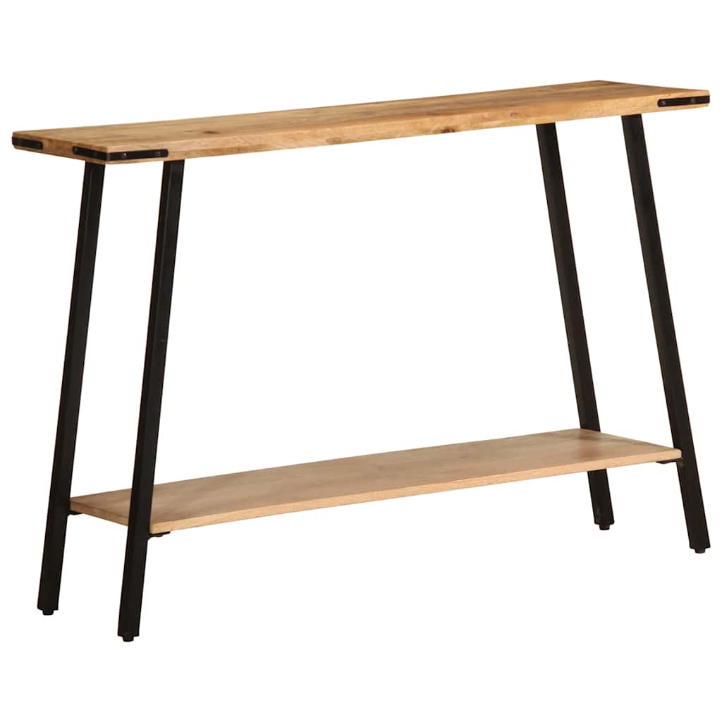 Table Console Élégante en Bois de Manguier ```-La-Fabrique-Industrielle